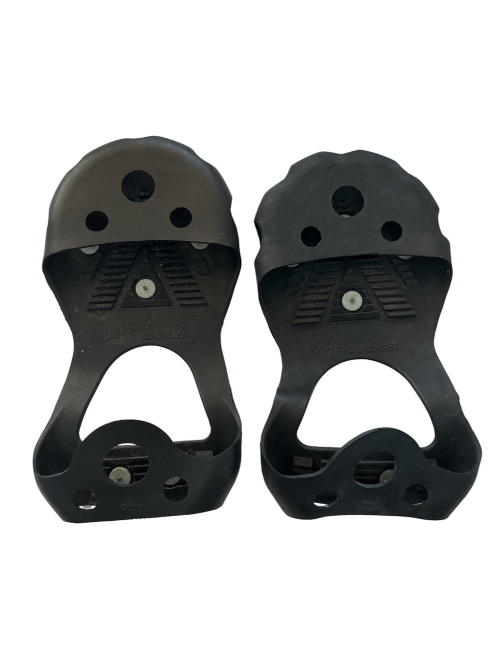 Snow Rubber Traction Winter Shoes Black Small
